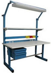 D Series workbench with options