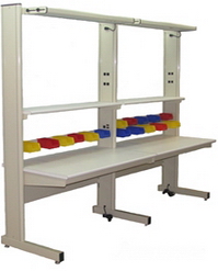 G Series modular workbenches with options